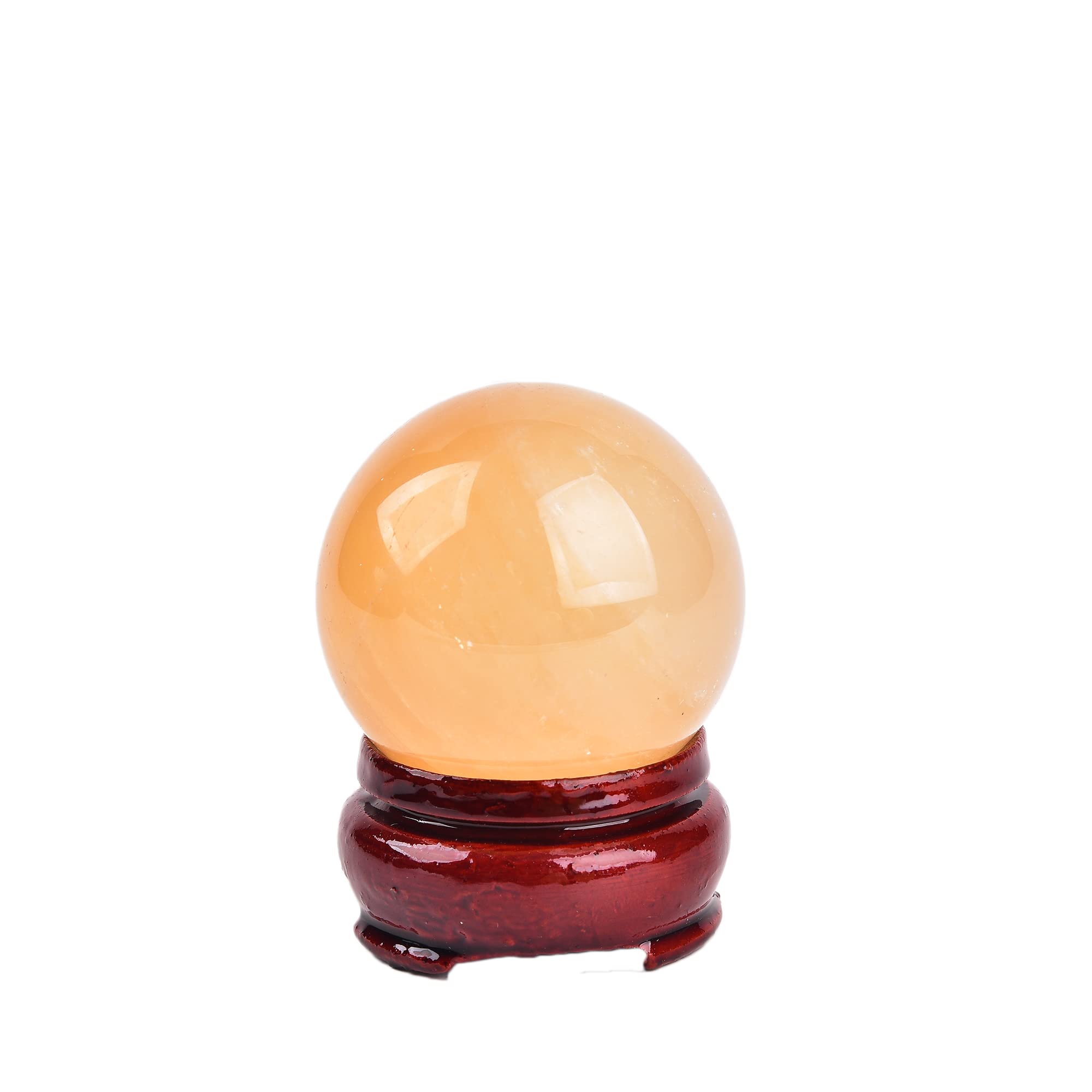 JIC Gem Natural Amazonite Crystal Sphere with Wood Stand Gemstone Sphere,Polished Healing Energy Mineral Gemstone Balls for Reiki Chakra Decoration Fengshui (60-70mm)