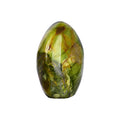 AMOYSTONE Natural Green Opal Polished Paperweight for Office - Small Decorative Healing Crystal, Desk Feng Shui Gemstone Home Decor 0.7~1 LBS