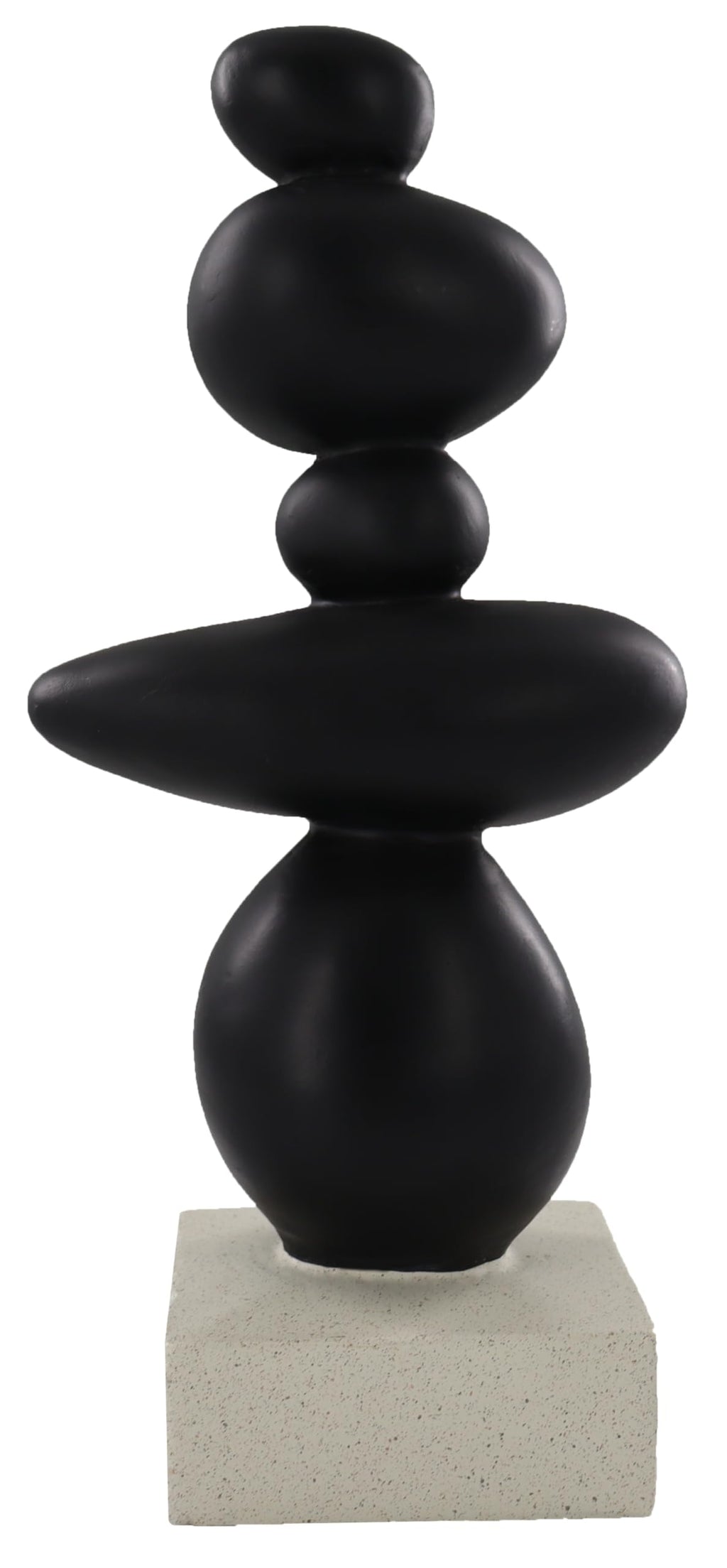 13'' Abstract Rock Decorative Sculpture Ornament, Sandstone Statue Decor for Living Room, Modern Resin Stone Sculpture,Coffee Table Decoration,Gifts for Good Luck, Health, Strength