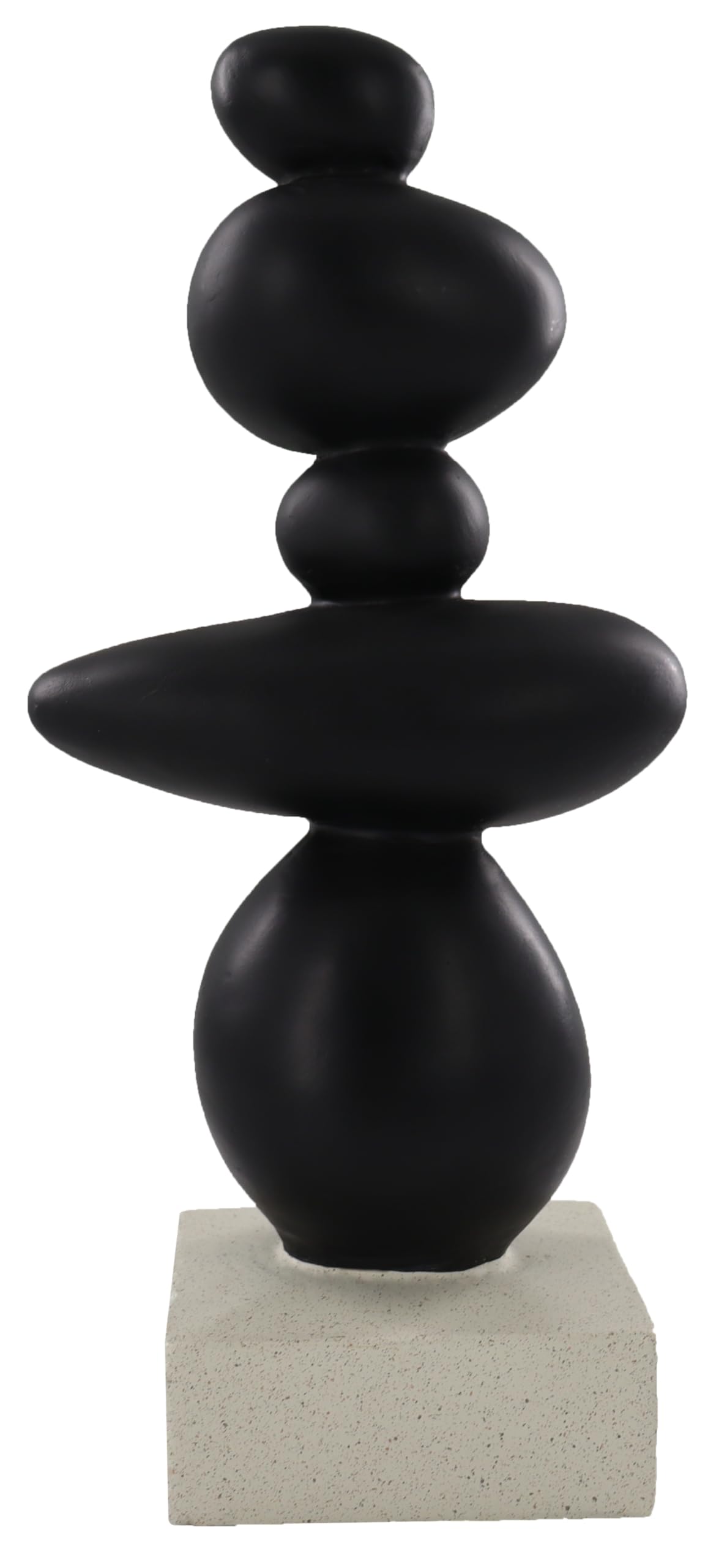 13'' Abstract Rock Decorative Sculpture Ornament, Sandstone Statue Decor for Living Room, Modern Resin Stone Sculpture,Coffee Table Decoration,Gifts for Good Luck, Health, Strength