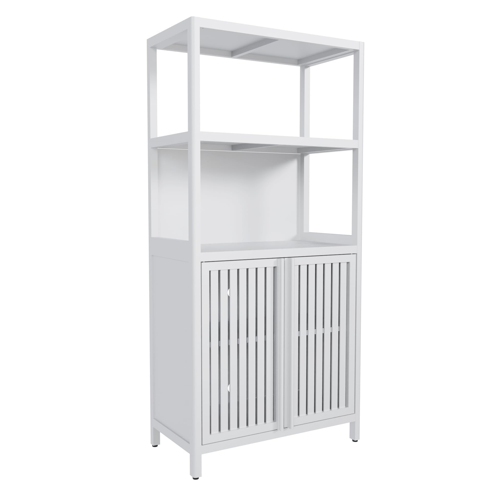 Solid Bamboo Free Standing Baker’s Rack Storage Organizer Easy Assembly