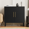 Fluted Storage Cabinet, Buffet Cabinet with Storage, Wood Sideboard with Adjustable Shelf, Modern Accent Cabinet & Console Table for Entryway, Living Room, Dining Room, Natural