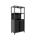 Solid Bamboo Free Standing Baker’s Rack Storage Organizer Easy Assembly