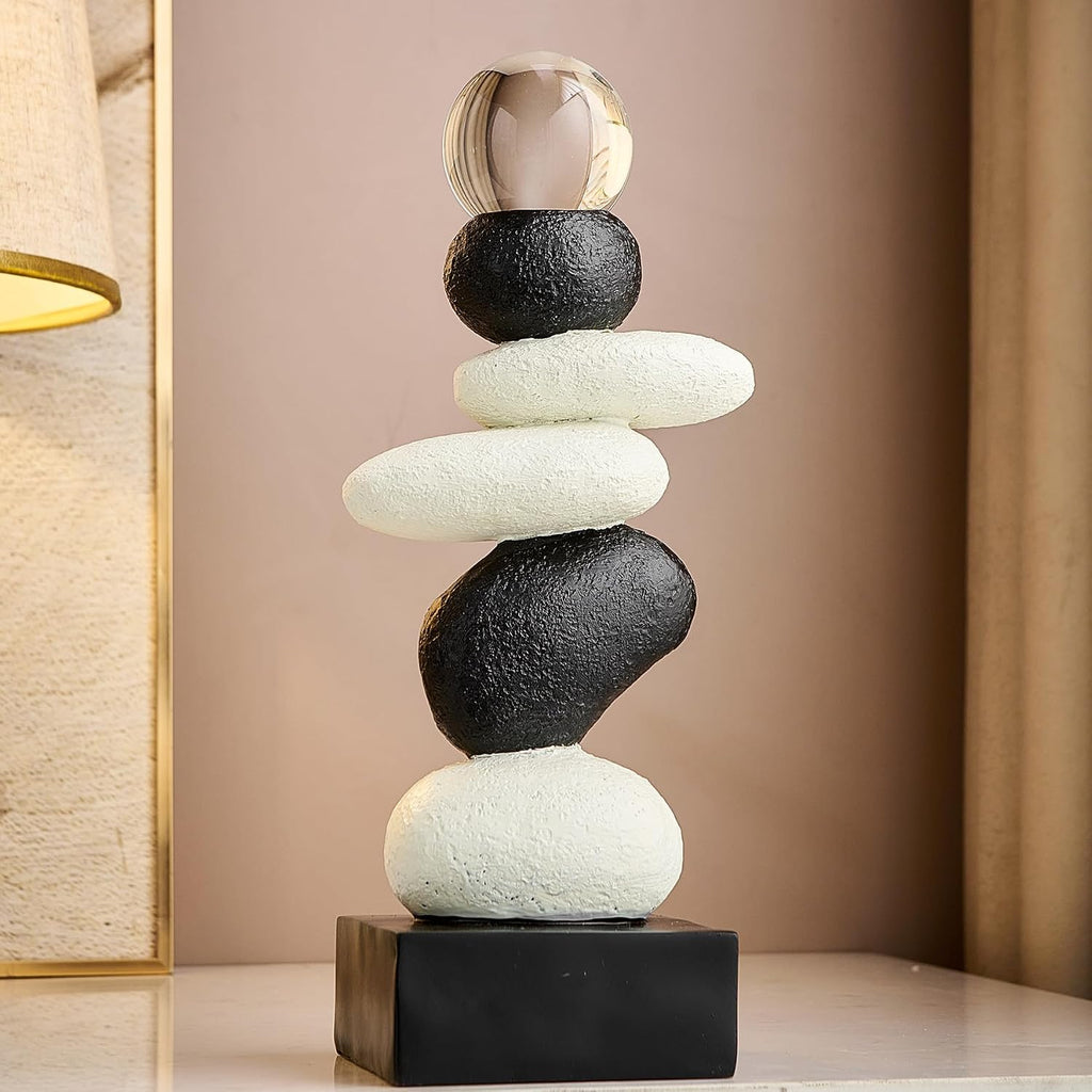 Art Stone Sculptures Home Decor - Modern Bookshelf & Desk Decor