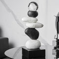 Art Stone Sculptures Home Decor - Modern Bookshelf & Desk Decor