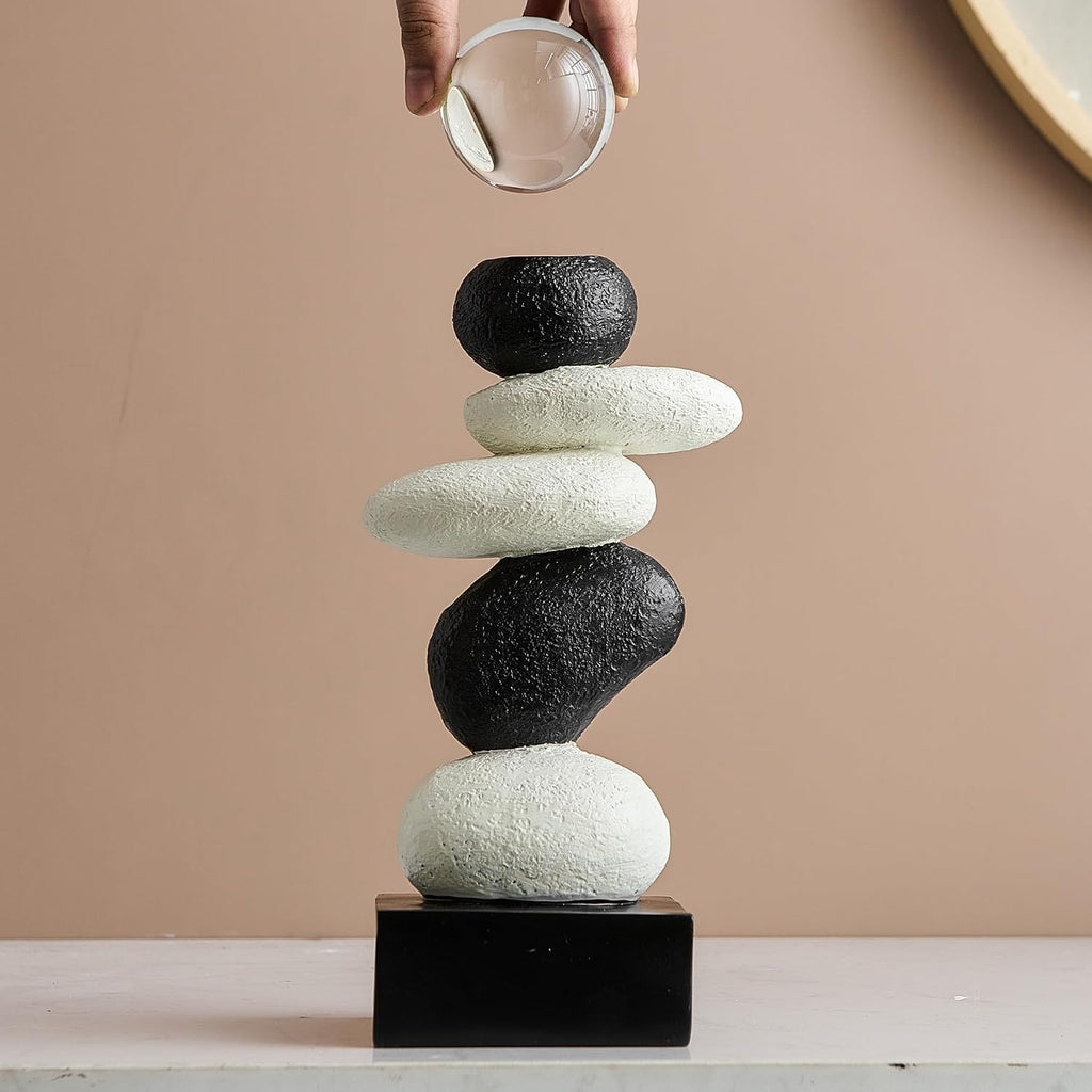 Art Stone Sculptures Home Decor - Modern Bookshelf & Desk Decor